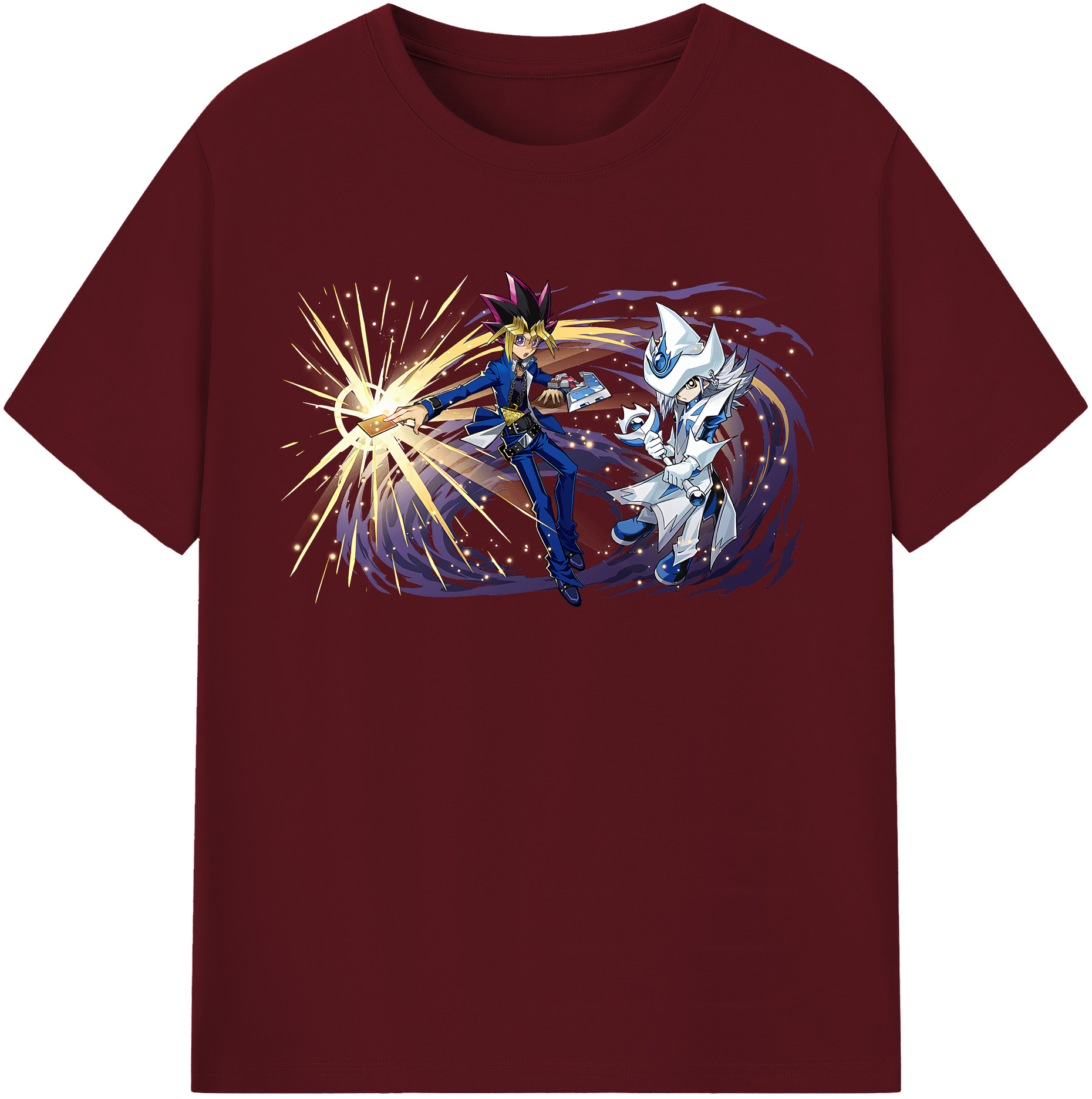 （画像用） 遊☆戯☆王 Yu-Gi-Oh! 綿100％半袖Tシャツ（フロントプリント）